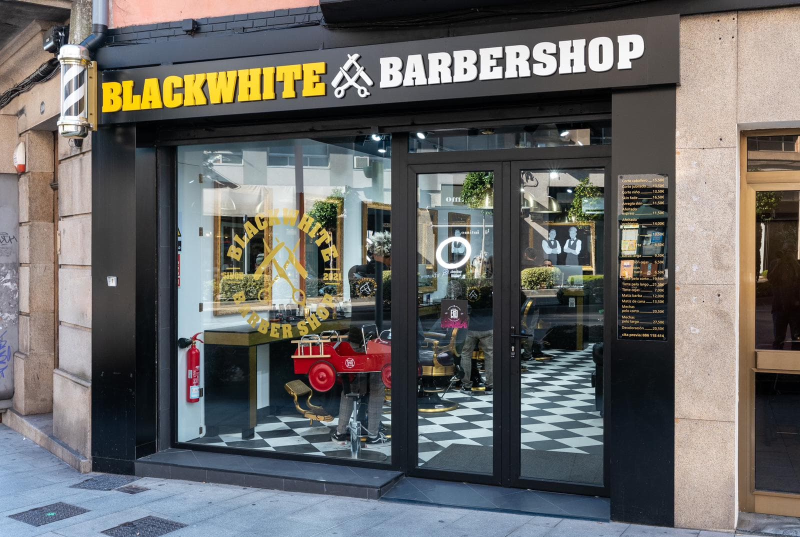 Instalaciones de Blackwhite Barber Shop